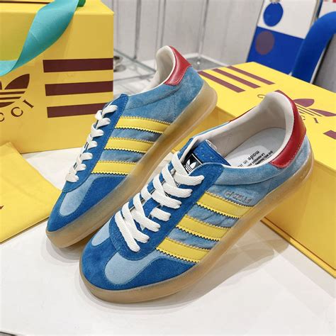 gazelle gucci blue|adidas x Gucci Gazelle Blue Men's .